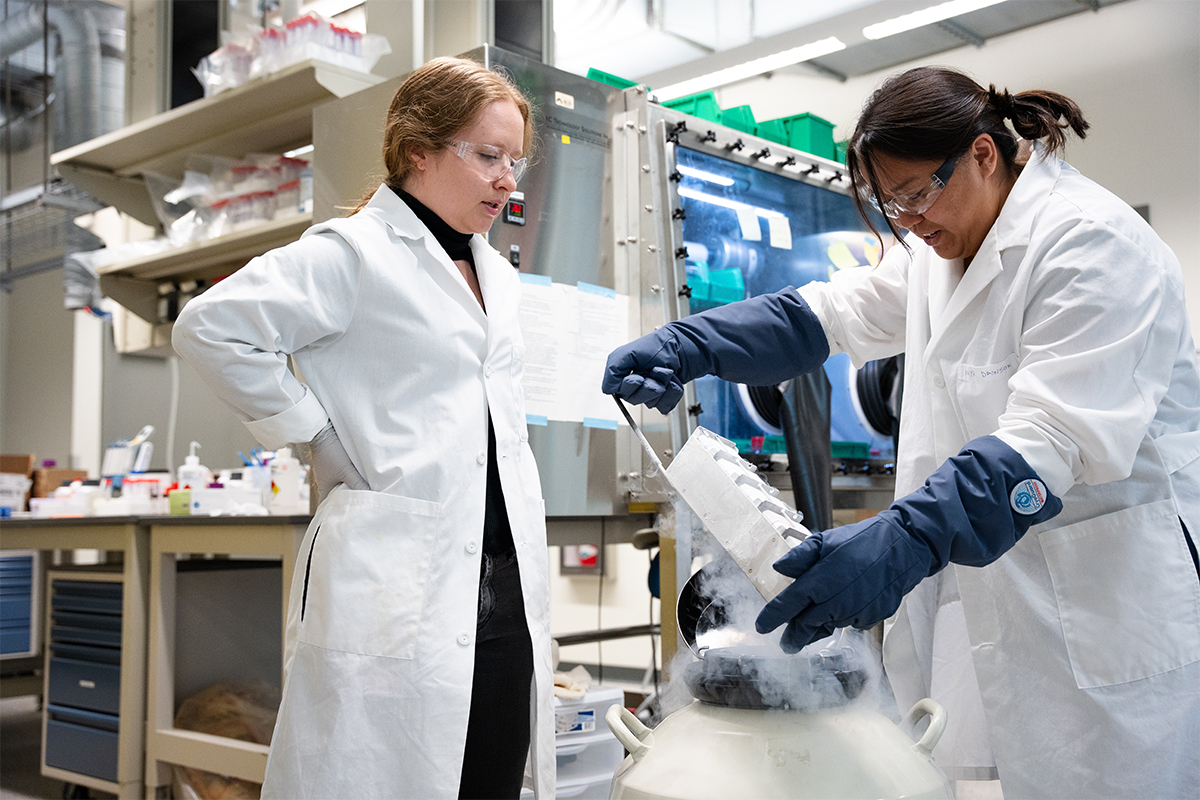 photos: members of the Lanier lab